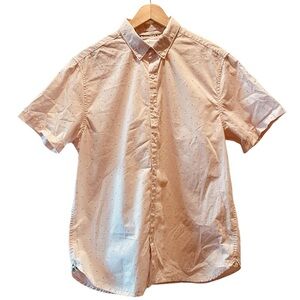 Denim + Flower Ricky Singh
Large
Pink Polka Dot 
Men’s Button Up Dress Shirt